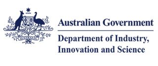 Logo of the Australian Government Department of Industry, Innovation and Science